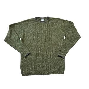 COLUMBIA Crewneck; Cotton blend sweater; SO SOFT!! Size XL; Green